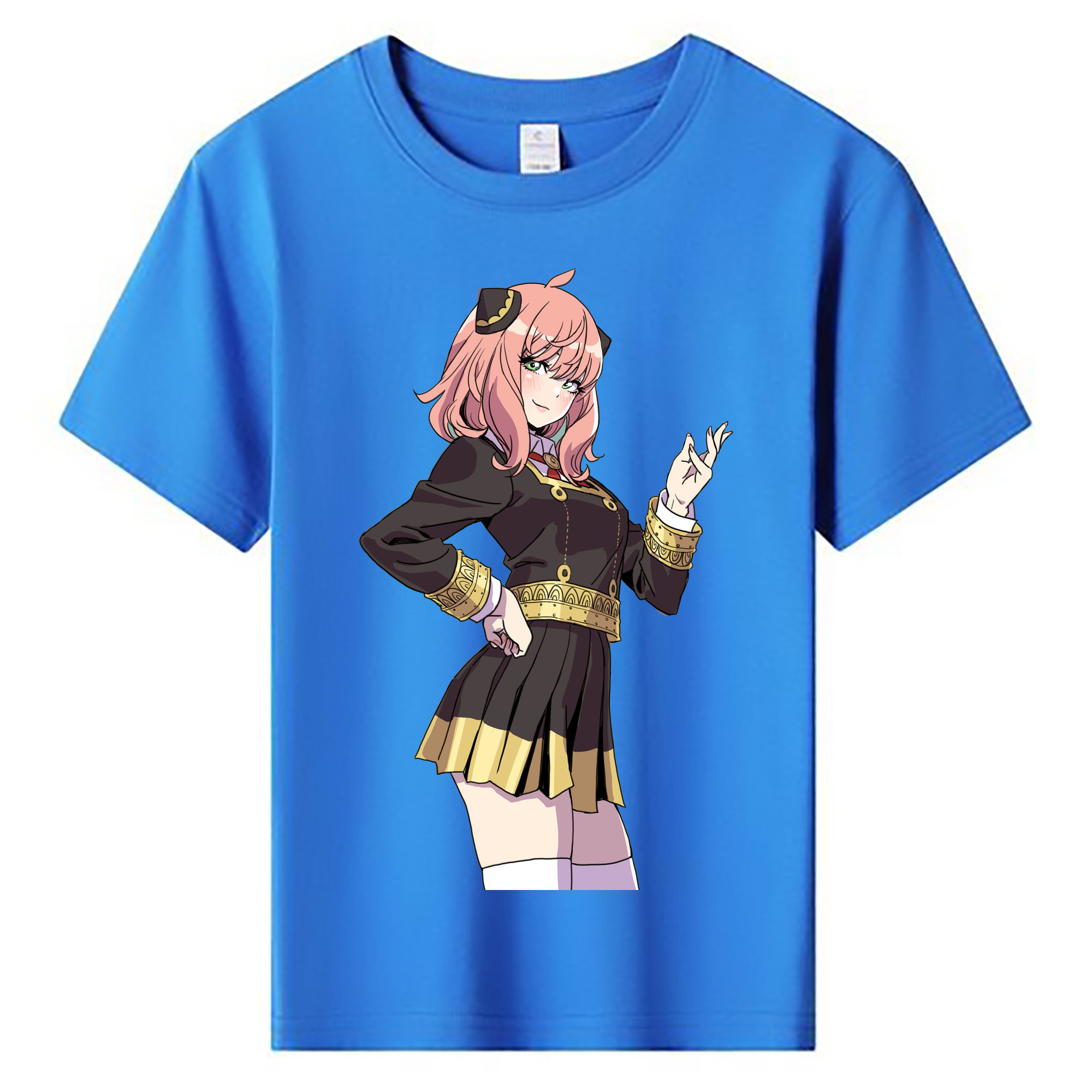 （画像用） SPY×FAMILY间谍家家酒 綿100％キッズTシャツ（フロントプリント）